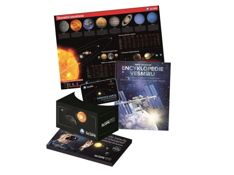 AuLea Průvodce vesmírem 5v1 interaktivní set 3D